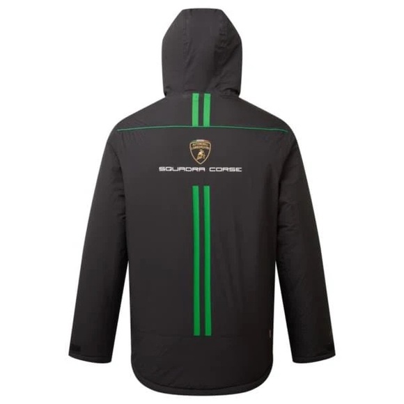 Lamborghini Squadra Corse Men's Team Winter Jacket Black Size S 💎 - Picture 2 of 4